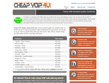 Tablet Screenshot of cheapvoip4u.com